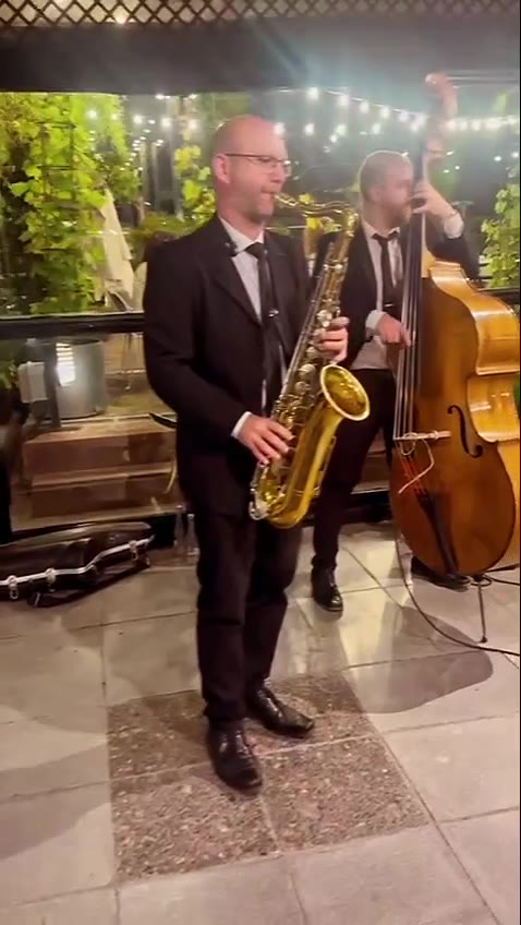 Jazz en vivo durante un evento