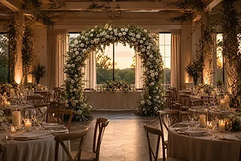 Decoración de casamiento: el arte de hacer que un salón deje de ser un salón
