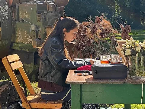 Arte en vivo - Live Art en acuarela para Invitados 2