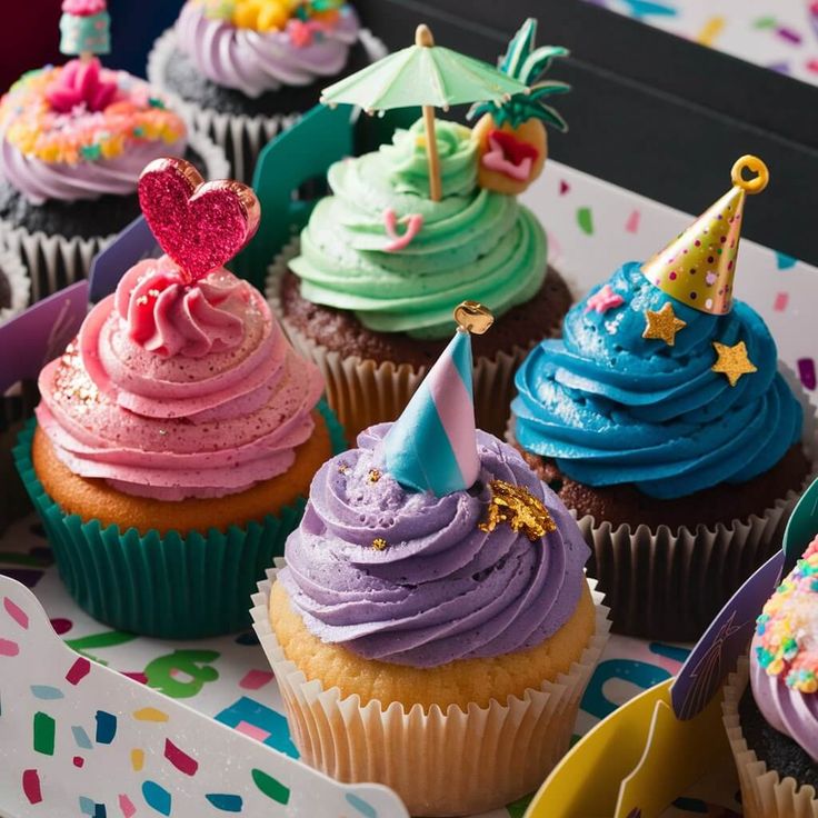 Cupcakes en fiestas infantiles: por qué son el hit de la mesa dulce
