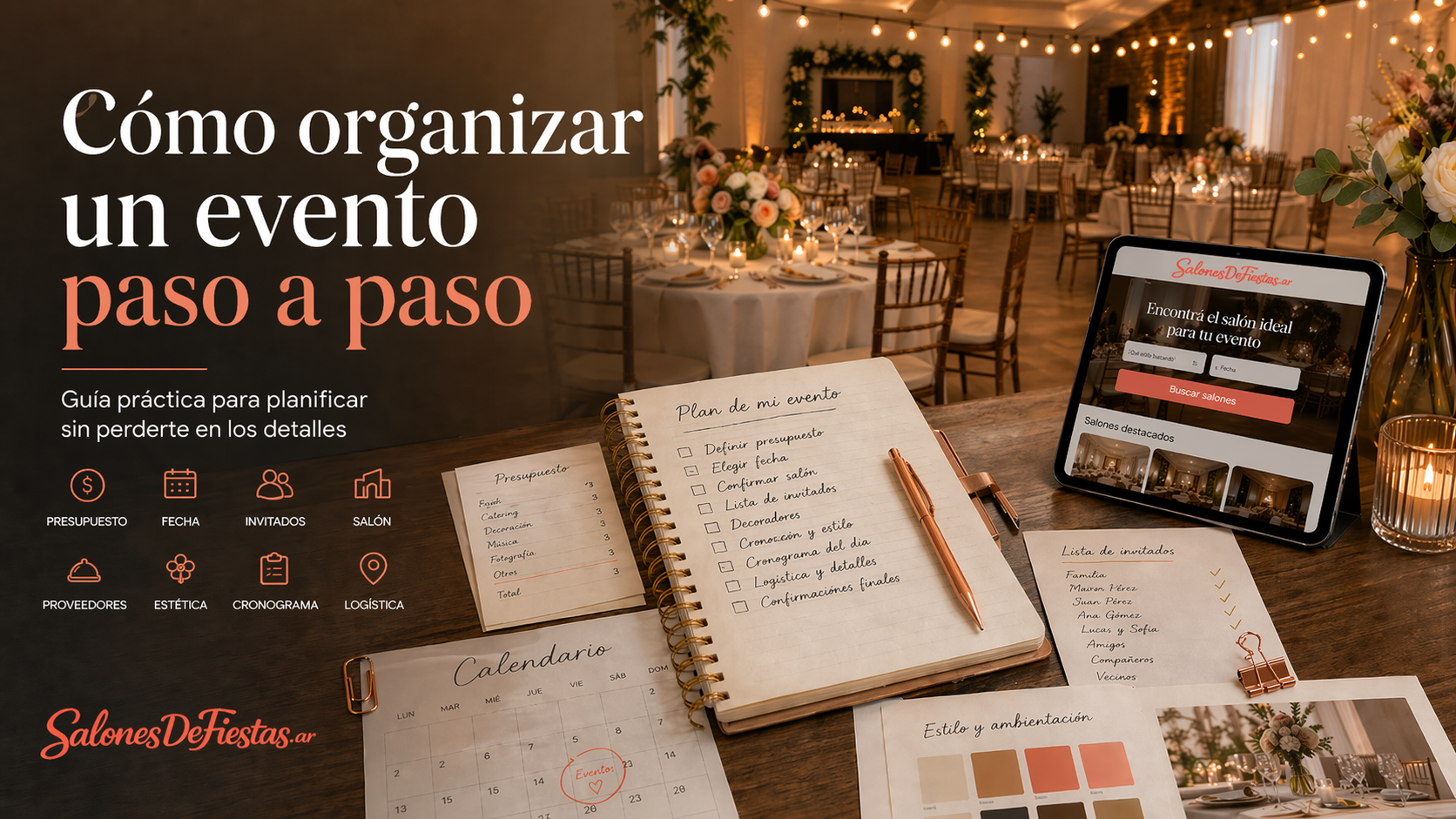 8 pasos esenciales para organizar un evento exitoso