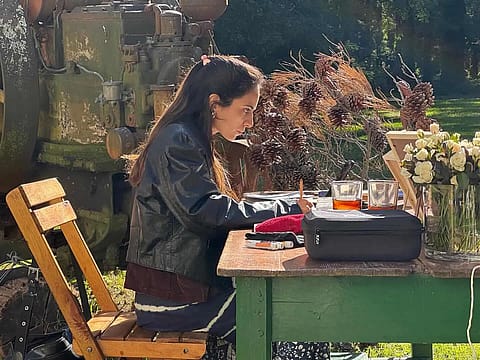 Arte en vivo - Live Art en acuarela para Invitados 2
