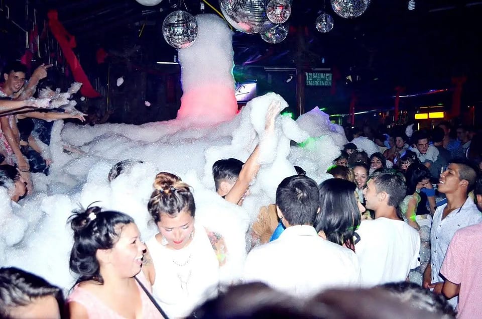 La fiesta de la espuma